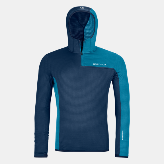 ORTOVOX FLEECE LIGHT GRID ZN HOODY M Pullover ORTOVOX